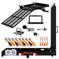 48"x28.5"x4.5" Wheelchair Hitch Carrier with Ramp