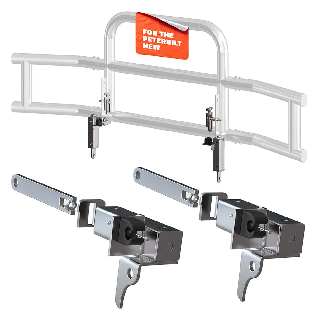 Front Bumper Guard Mounting Brackets for Peterbilt 2019 (Brackets ONLY)