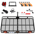 72"x36"x6" XXL Hitch Carrier + Rear Lights