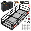 66"x30"x14" XL High Rail Hitch Carrier + Rear Lights & 45 Cu Ft Cargo Bag
