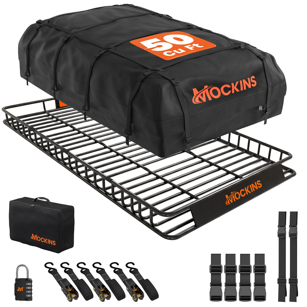 90"x50"x5" XXL Roof Carrier & 50 Cu Ft Roof Bag