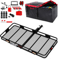 70"x30"x6" XL Hitch Carrier + Rear Lights & 40 Cu Ft Cargo Bag