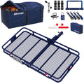 60"x30"x6" Navy Hitch Carrier & 30 Cu Ft Navy Cargo Bag