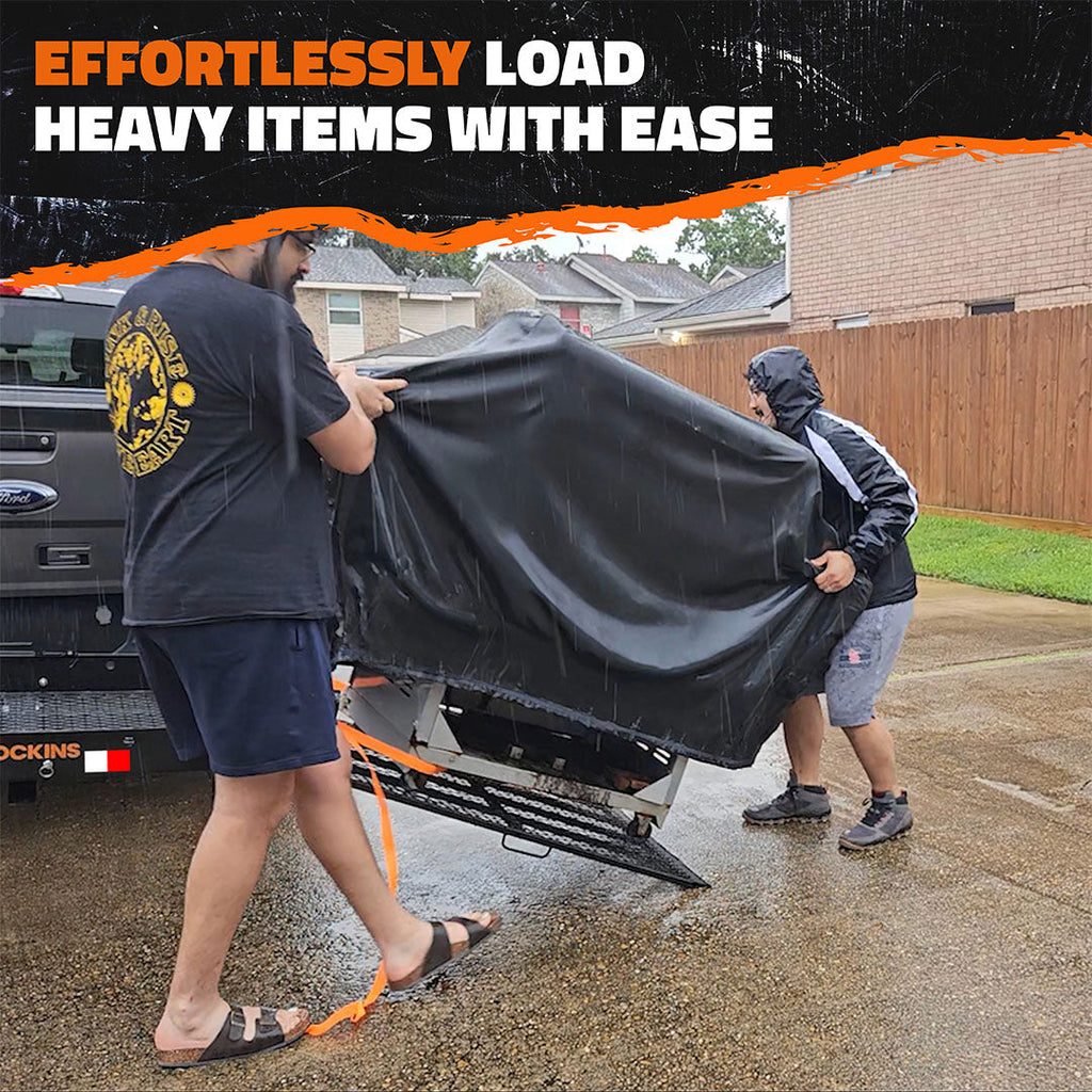 48"x28.5"x4.5" Wheelchair Hitch Carrier with Ramp