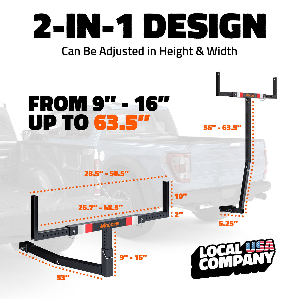 2-in-1 Truck Bed Extender