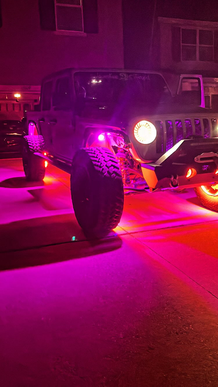 Shoreline Offroad Pro Series 8pc RGBW Rock light Kit