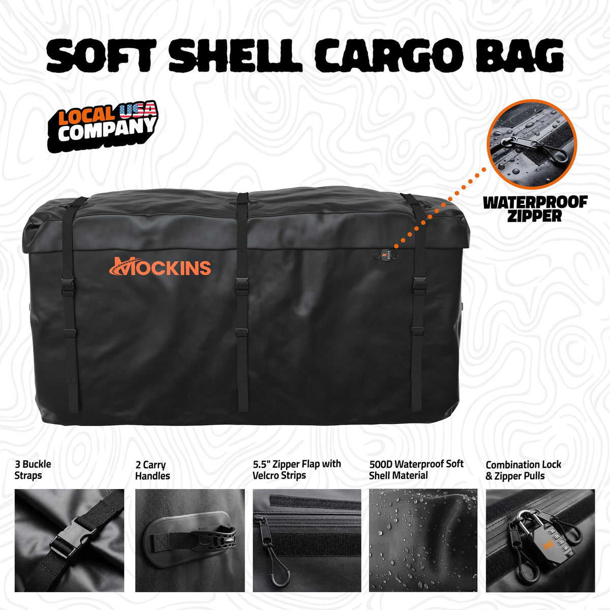 25 Cu Ft Cargo Bag 60"x24"x31"