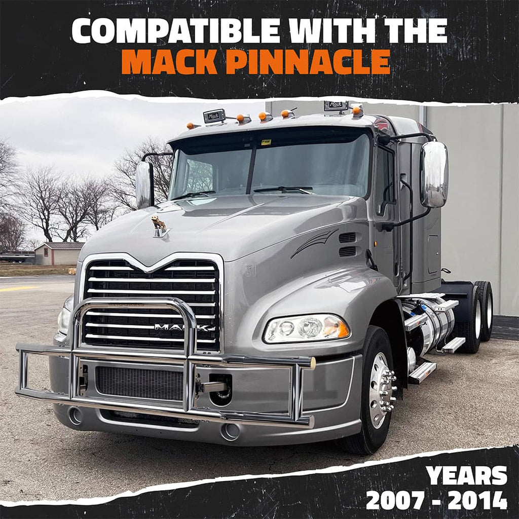 Front Bumper Guard Mounting Brackets for Mack Pinnacle 2007-2014 (Brackets ONLY)