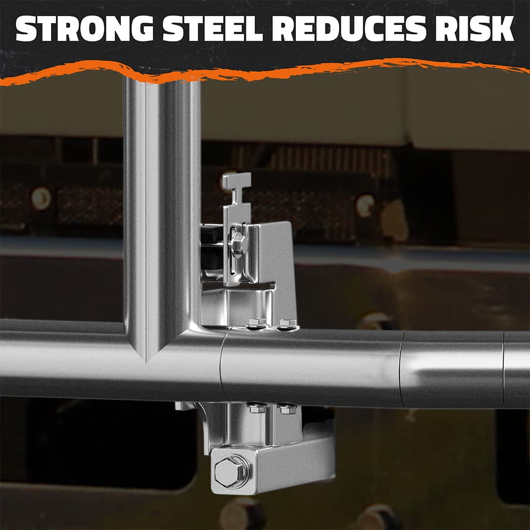 Front Bumper Guard Mounting Brackets for International Prostar 2008-Current (Brackets ONLY)