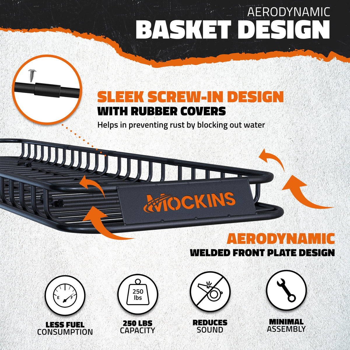 85"x24"x4" Narrow Roof Rack Carrier & 20 Cu Ft Roof Bag