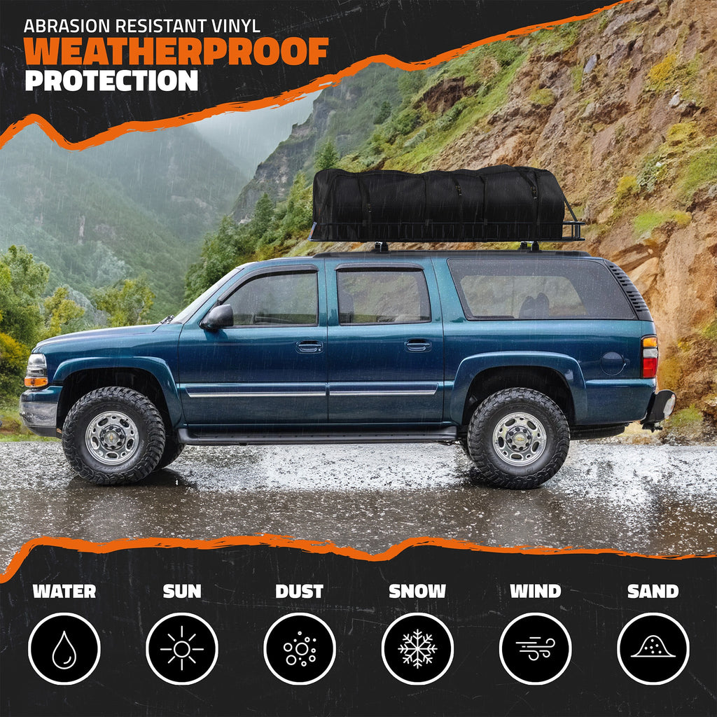 90"x50"x5" XXL Roof Carrier & 50 Cu Ft Roof Bag