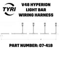 Wiring Harness for V48 Hyperion Lightbar or 4 lights