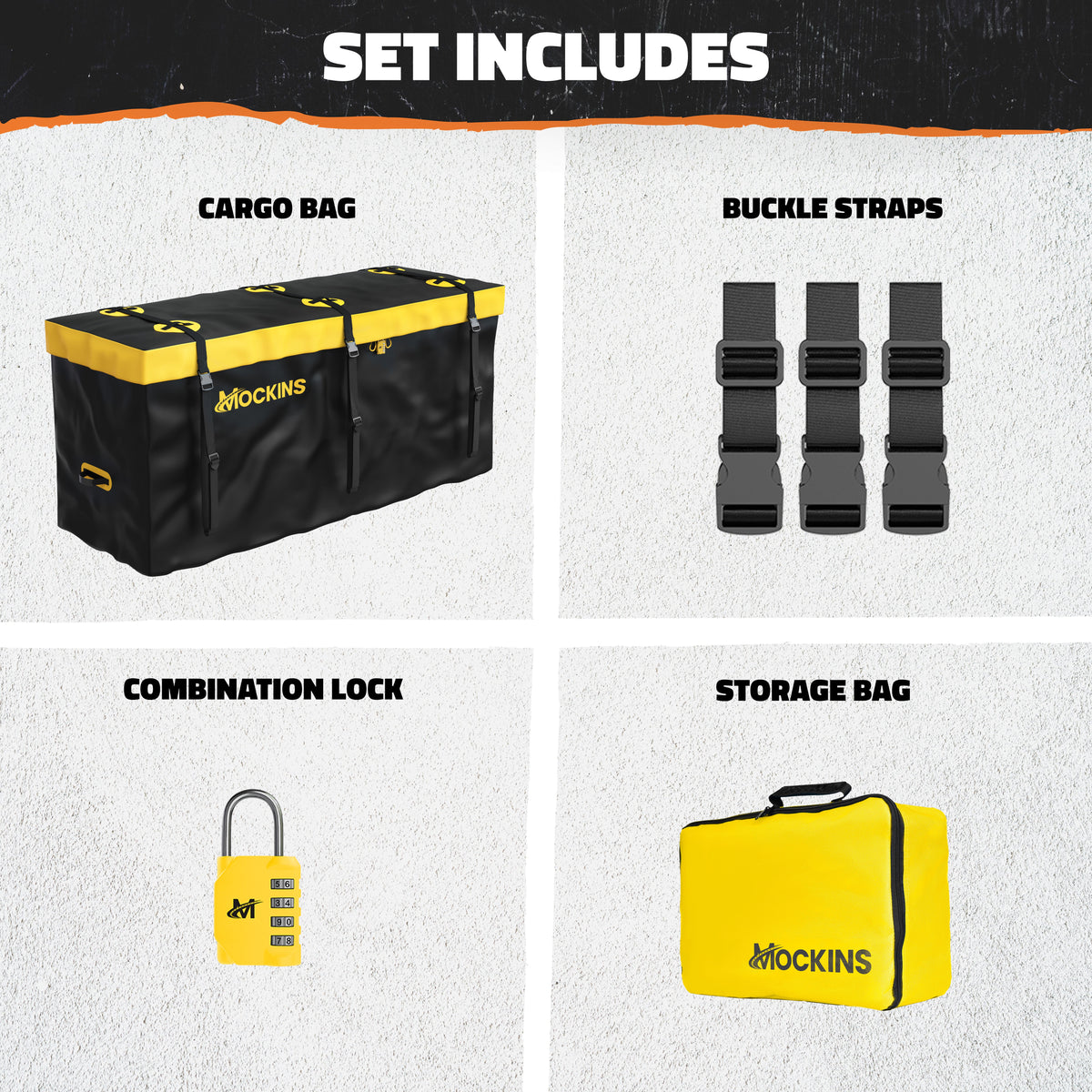 20 Cu Ft Cargo Bag 60"x20"x28.5"