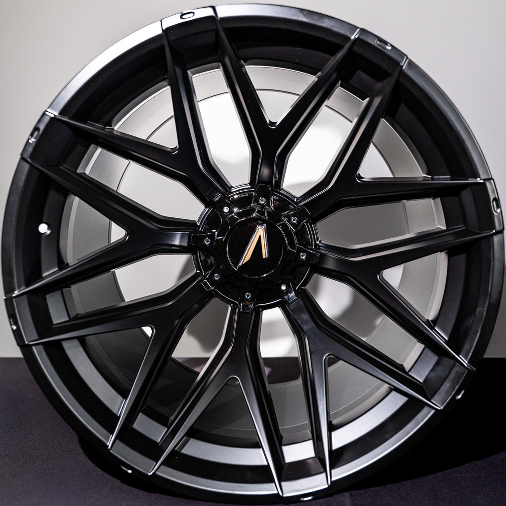 Apocalypse GEN 3 BLACK Rim for Jeep Wrangler and Jeep Gladiator (22x14) Ultimate Offset