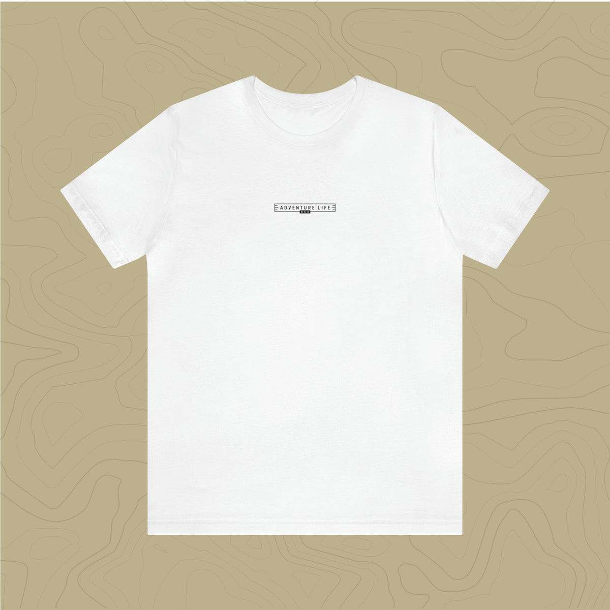 Acadia National Park - Adventure Life Trail Topographic Garment Dyed Tee