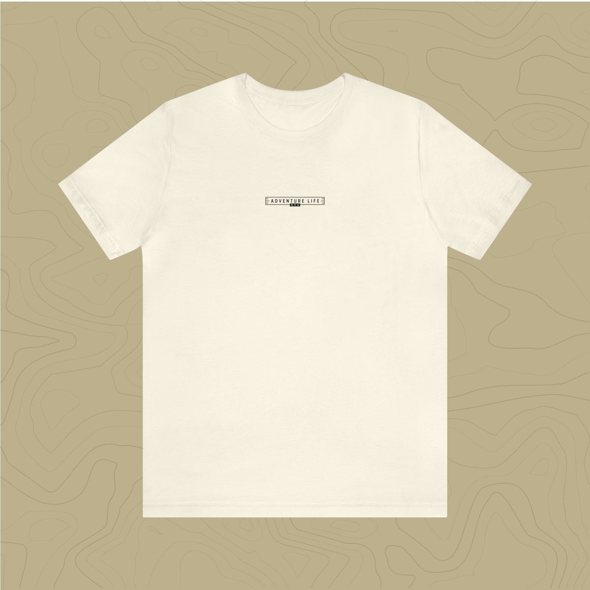 Glacier National Park - Adventure Life Trail Topographic Garment Dyed Tee