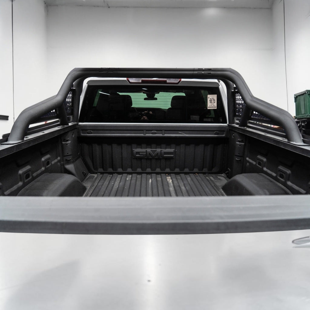 GMC SIERRA 1500 (2019-2027 )ALUMINUM REAR BED CHASE RACK