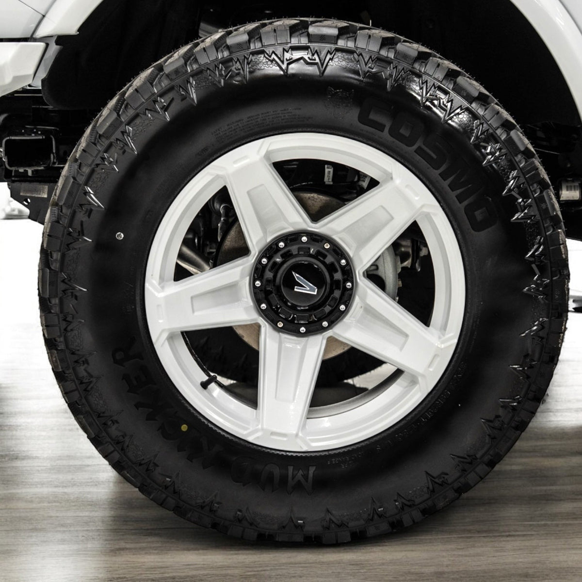 Ford Bronco Apocalypse 5 Spoke Wheel 6 Lug (White) 2021-2027