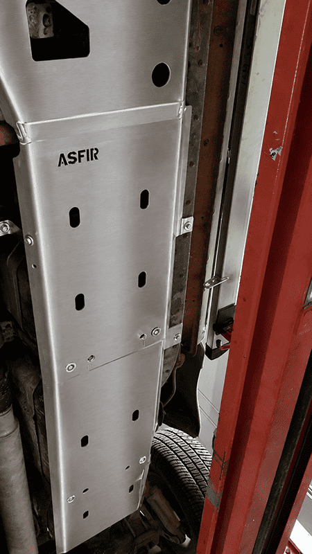 ASFIR 4x4 USA Toyota Tundra Fuel Tank and Transfer Case Skid Plates (2007-2021, 5.7L, Aluminum, Bolt-On)