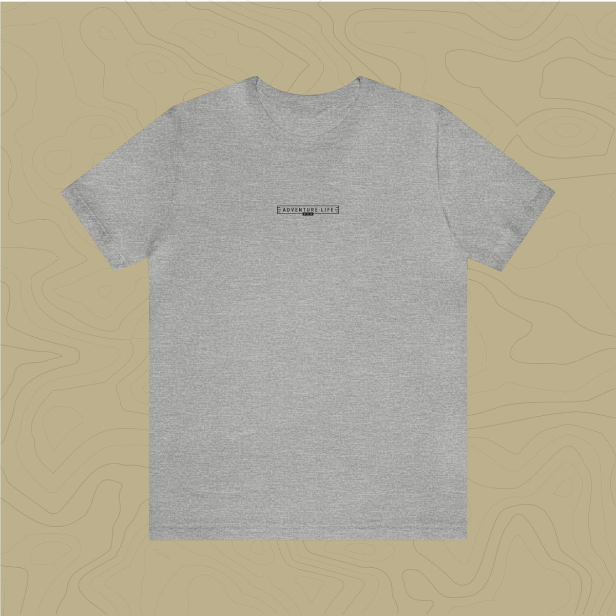 Yosemite National Park - Adventure Life Trail Topographic Garment Dyed Tee