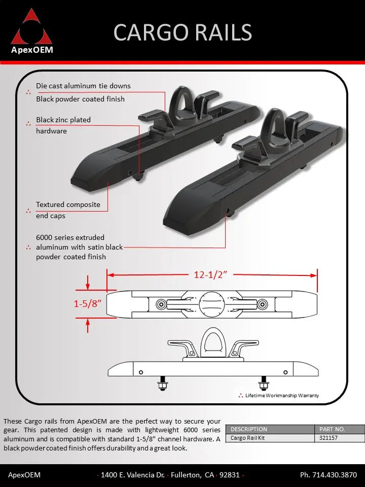 Cargo Rail Kit