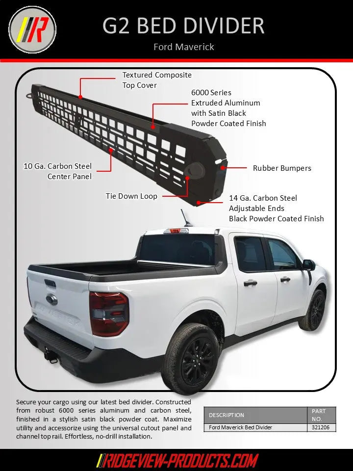 Bed Divider / Midsize Trucks
