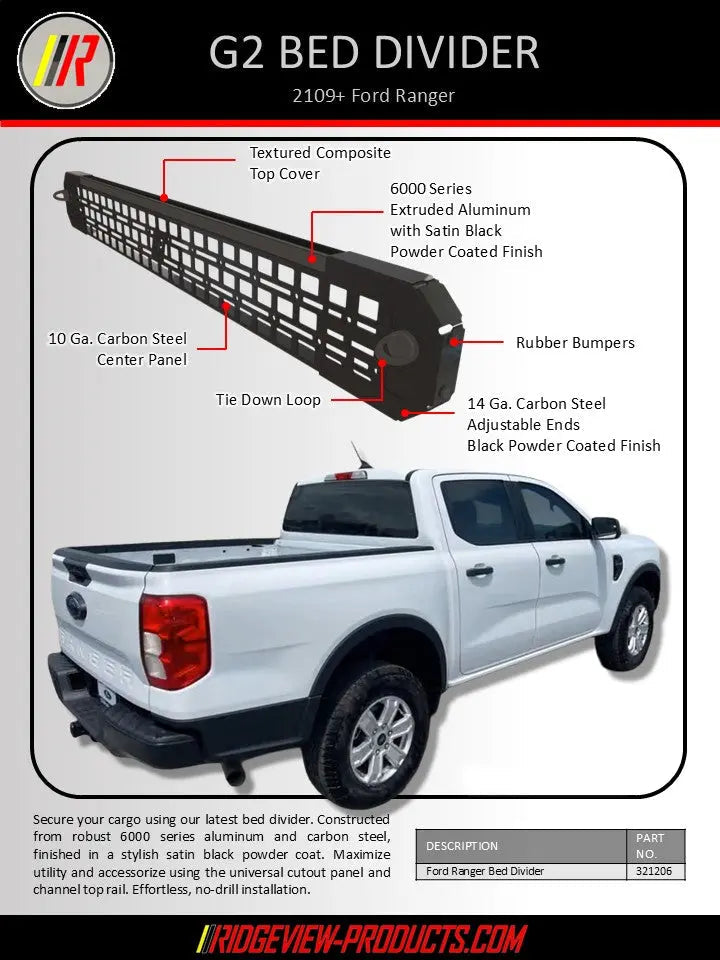Bed Divider / Midsize Trucks