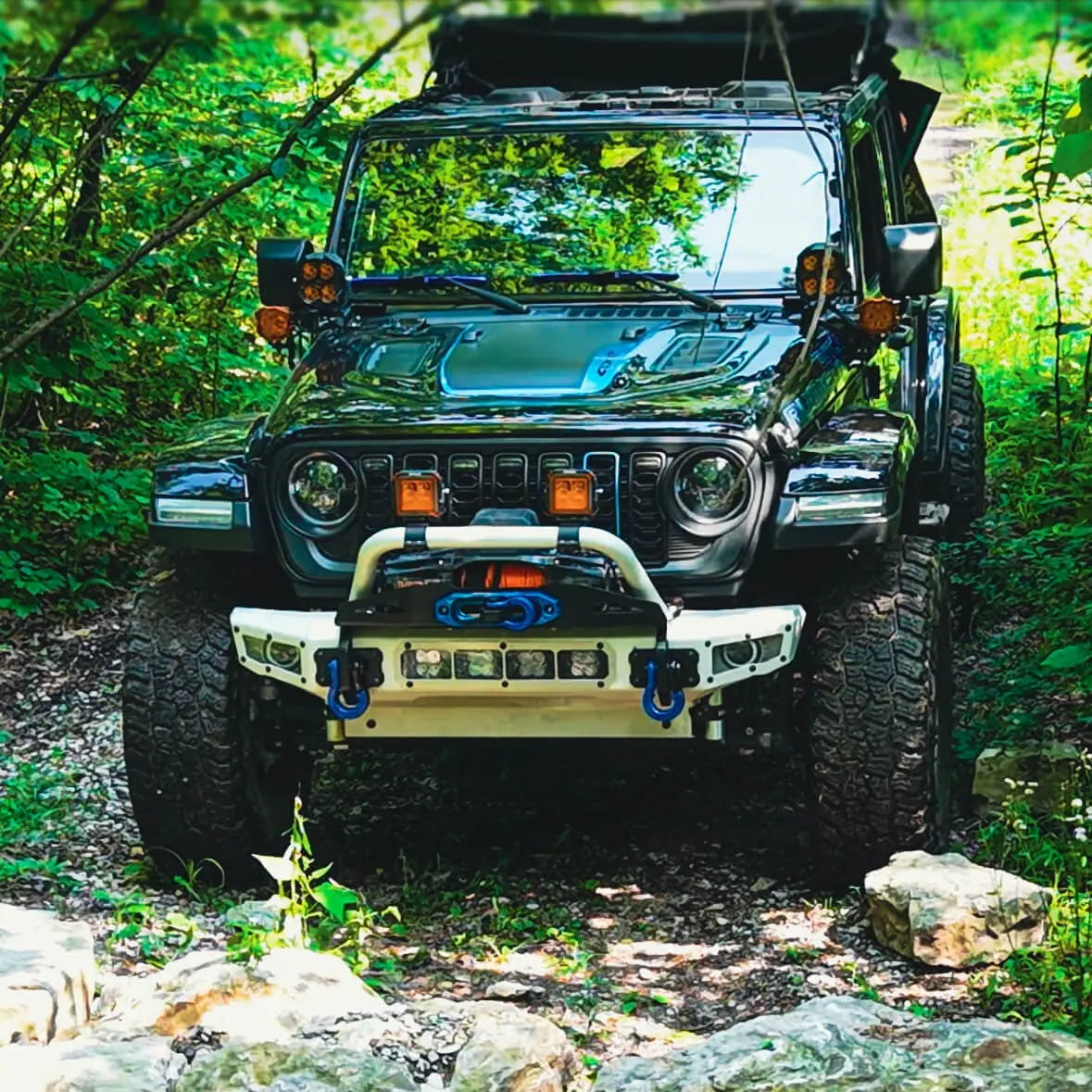 Front Mid-Width Complete Jeep JL-JT Bumper Kit |Jeep Wrangler / Gladiator