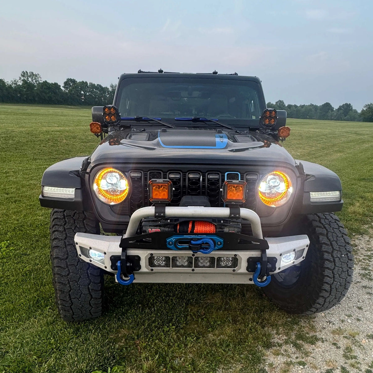 Front Mid-Width Complete Jeep JL-JT Bumper Kit |Jeep Wrangler / Gladiator