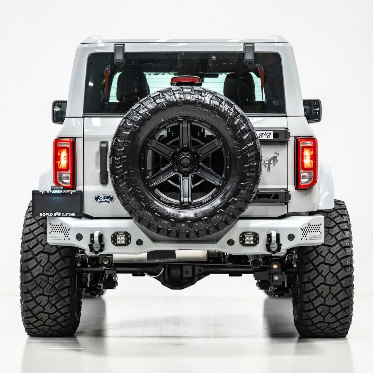 Ford Bronco 2021-2027 Rear SoFlo Baja Steel Bumper Black