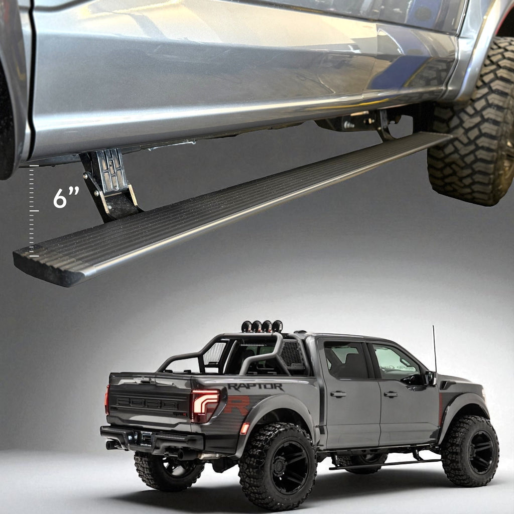 Ford F-150 2021-2027 Powersteps Power Running Boards 6 Inch F150