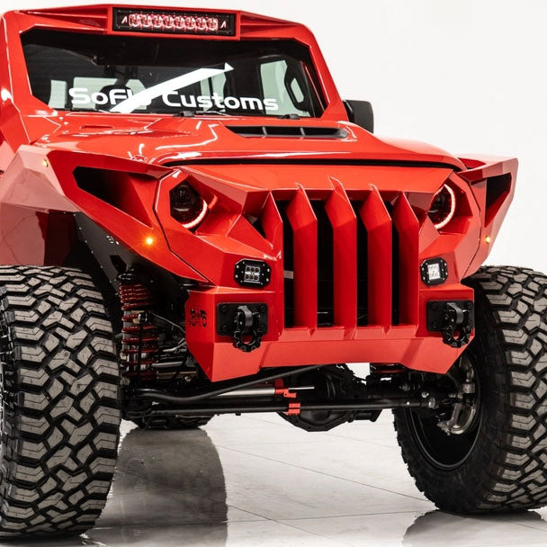 SoFlo Front Grille Bumper Gen 2 Jeep Wrangler 2018-2027