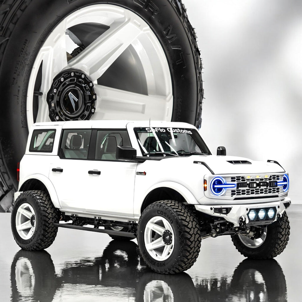 Ford Bronco Apocalypse 5 Spoke Wheel 6 Lug (White) 2021-2027