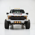FORD F-150 RAPTOR AND RAPTOR R 2021-2027 BAJA STEEL BUMPER WITH 3 CENTER LED LIGHTS and Skid Plate