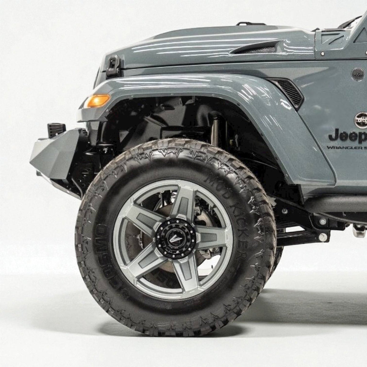 Apocalypse 5 Spoke Wheel for Jeep Gladiator /  Wrangler 5 Lug (Silver)