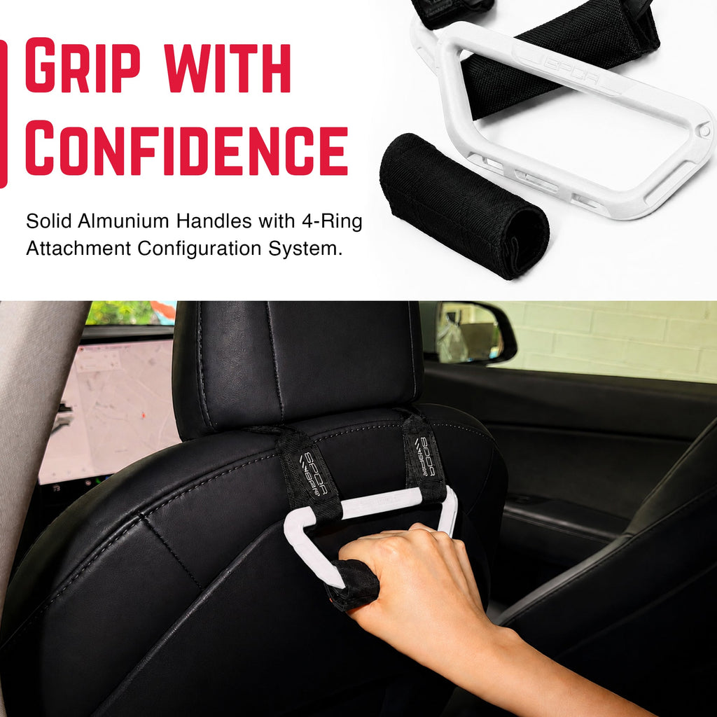 Back Grip PRO Headrest Handles for TESLA S/ 3/ Y