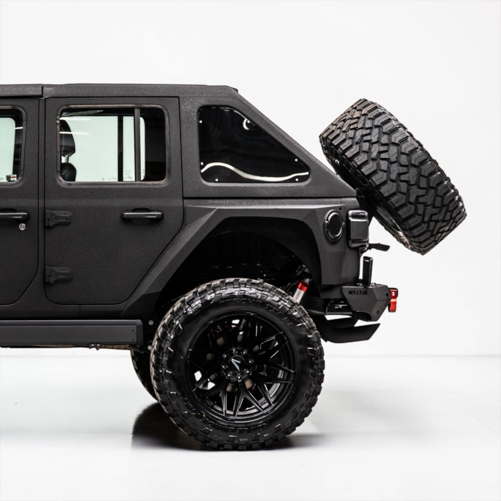 Apocalypse GEN 3 BLACK Rim for Jeep Wrangler and Jeep Gladiator (22x14) Ultimate Offset