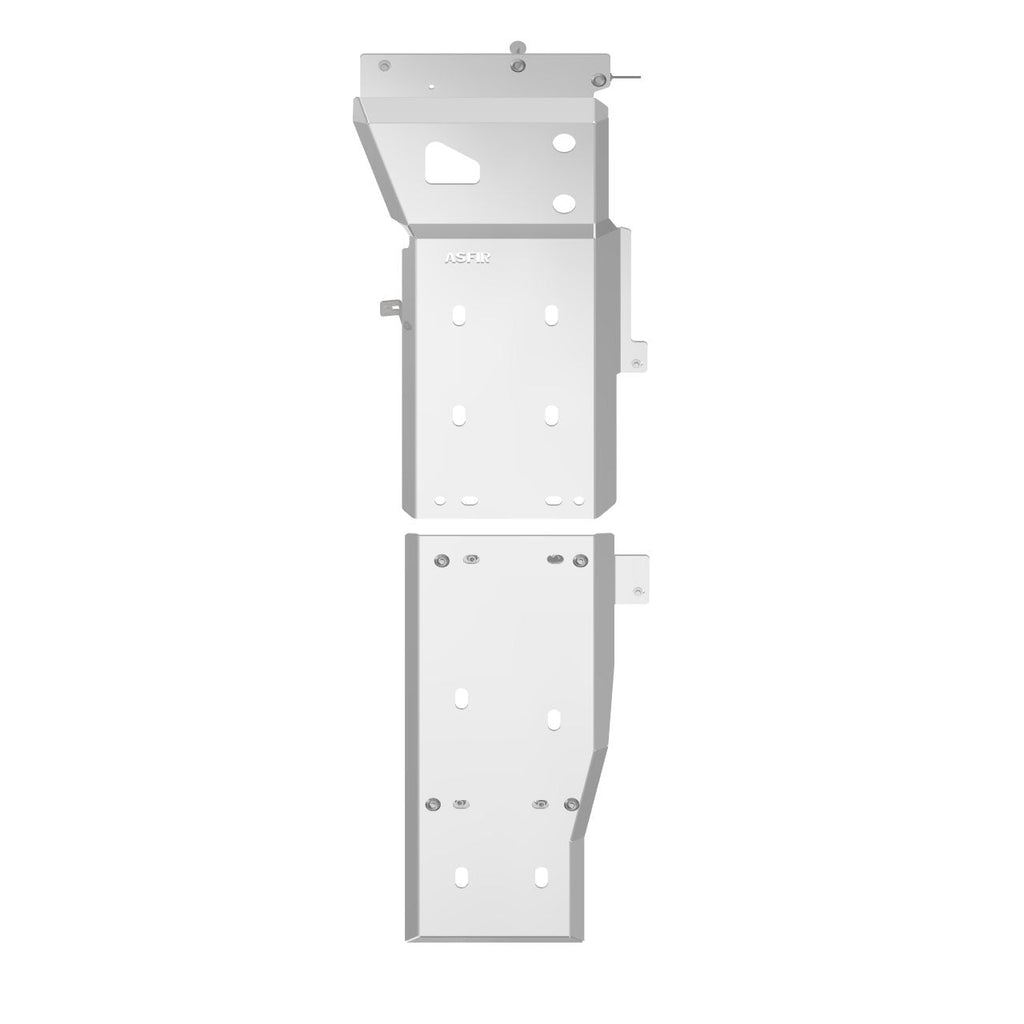 ASFIR 4x4 USA Toyota Tundra Fuel Tank and Transfer Case Skid Plates (2007-2021, 5.7L, Aluminum, Bolt-On)