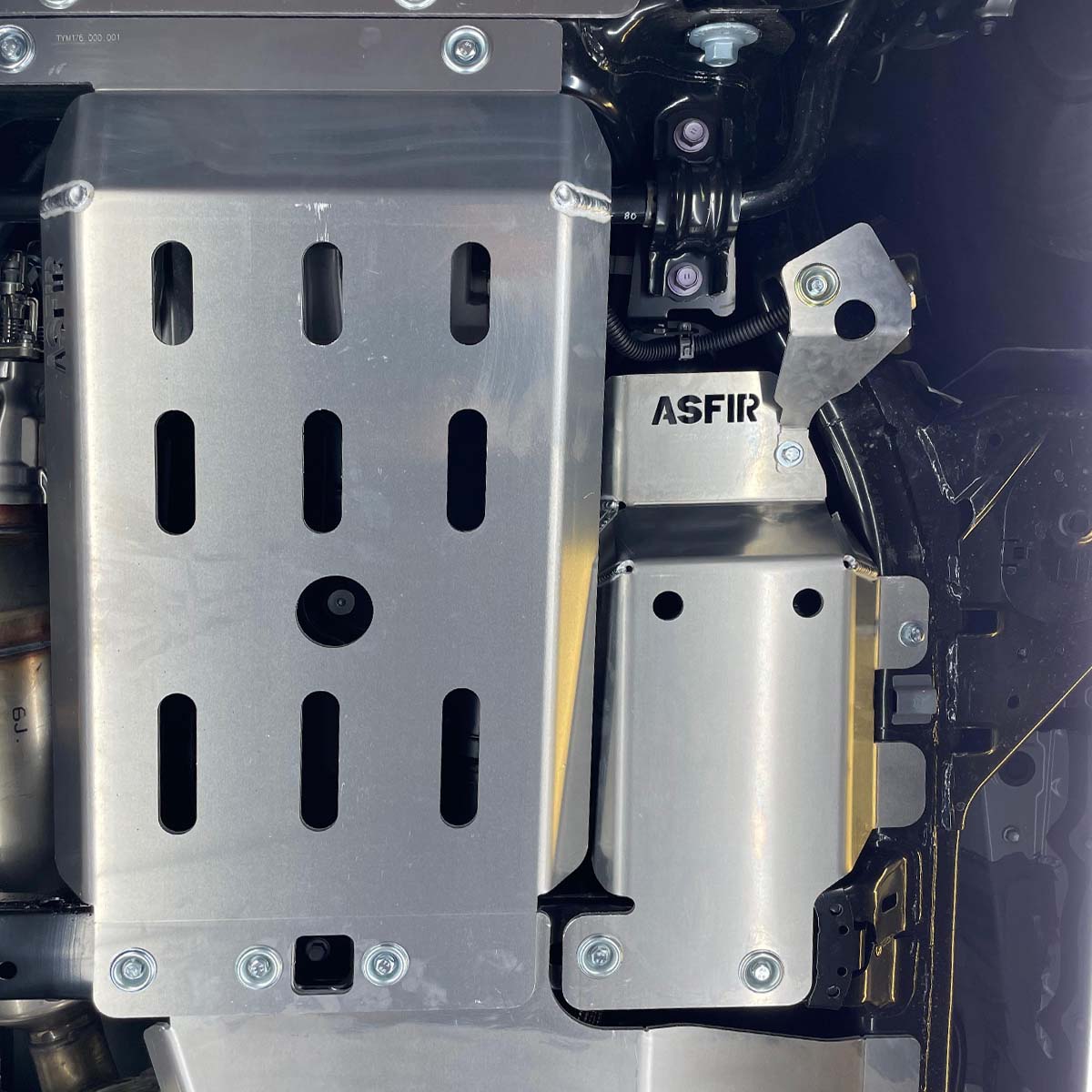 Asfir 4x4 Land Cruiser Prado 250 Transmission and Urea Tank Skid Plate for Sahara and First Edition with Stabilizer Bar Disconnect