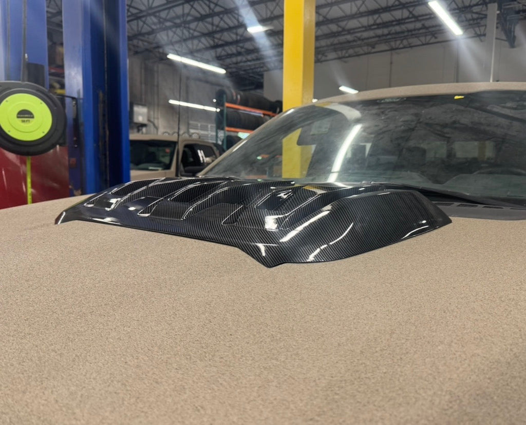F150 HOOD SCOOP CARBON FINISH