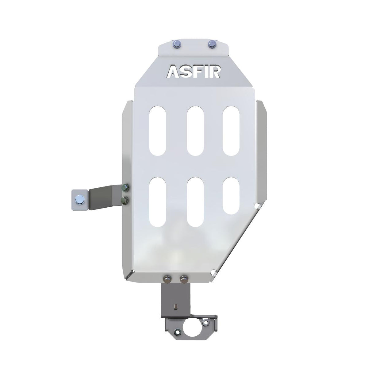 Asfir 4x4 Subaru Forester and Crosstrek Transmission Skid Plate, 1/4" Aluminum, Wilderness Compatible