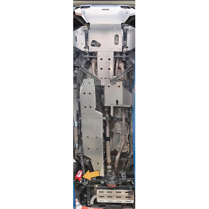 Ford Bronco Rear Shock Protectors (L & R) | Steel