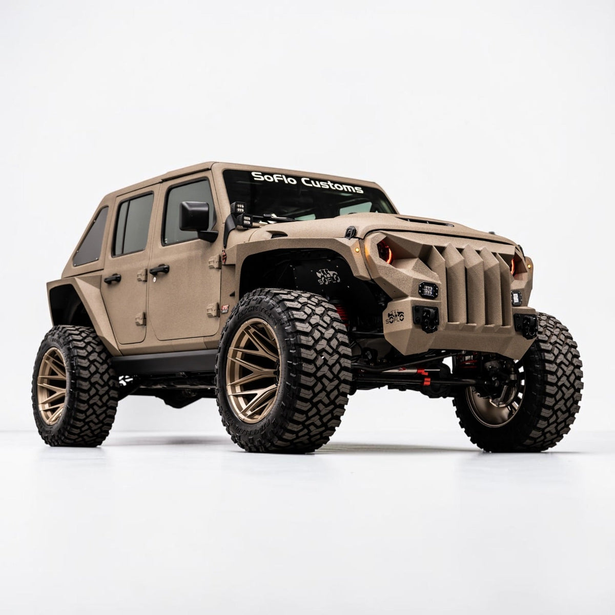 SoFlo Front Grille Bumper Gen 2 Jeep Wrangler 2018-2027