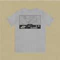 Glacier National Park - Adventure Life Trail Topographic Garment Dyed Tee