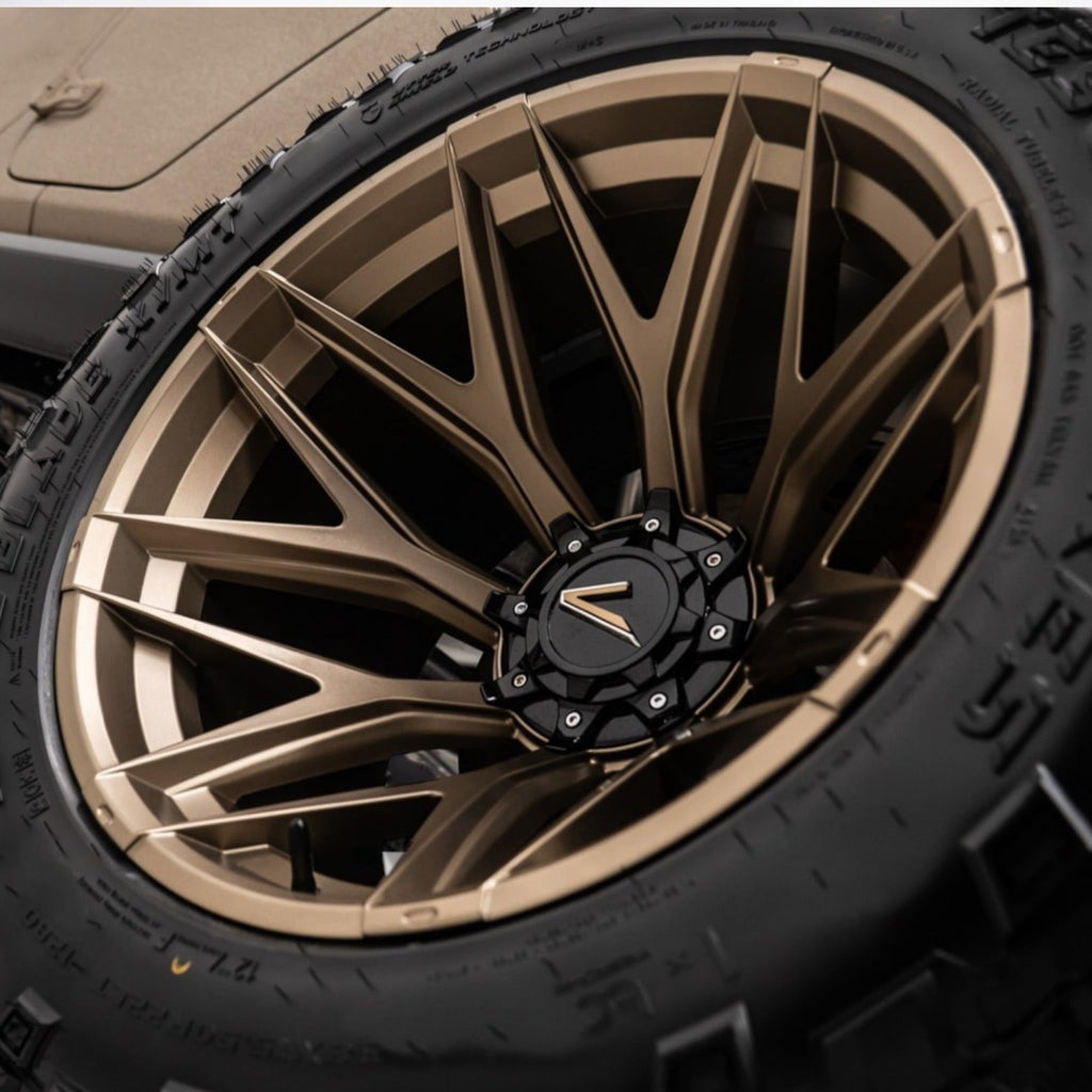 Apocalypse GEN 3 BRONZE Rim for Jeep Wrangler and Jeep Gladiator (22x14) Ultimate Offset