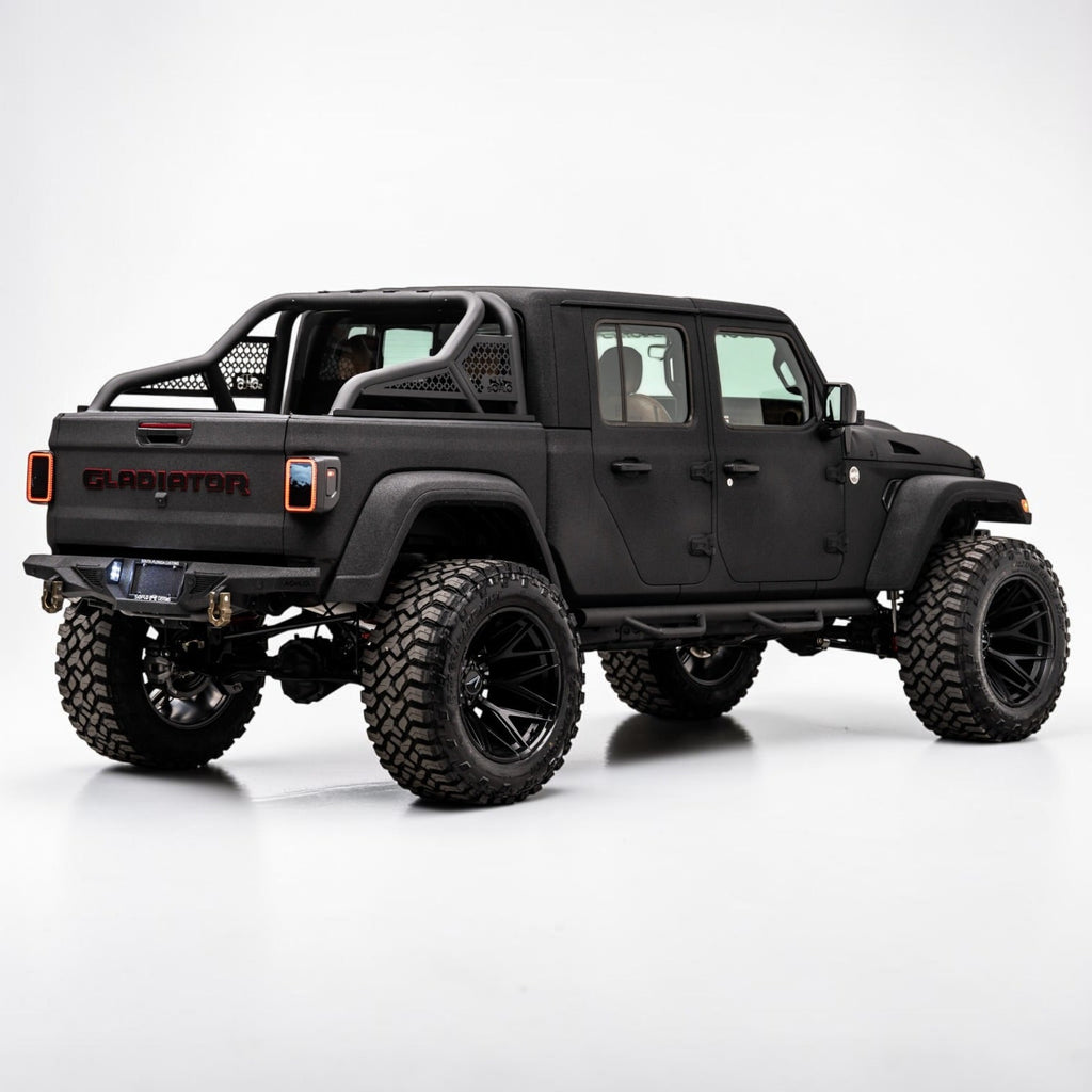 Apocalypse GEN 3 BLACK Rim for Jeep Wrangler and Jeep Gladiator (22x14) Ultimate Offset