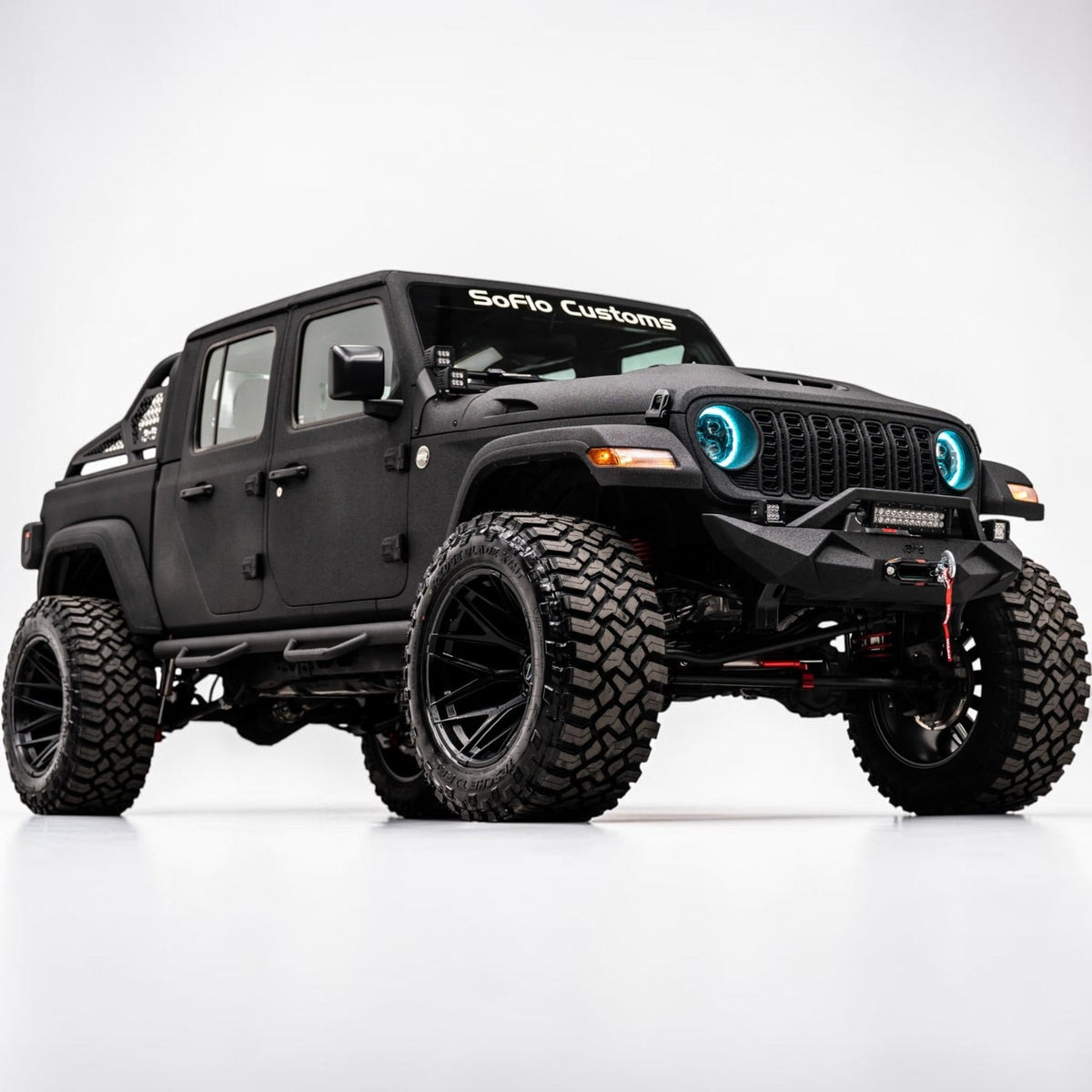 Apocalypse GEN 3 BLACK Rim for Jeep Wrangler and Jeep Gladiator (22x14) Ultimate Offset