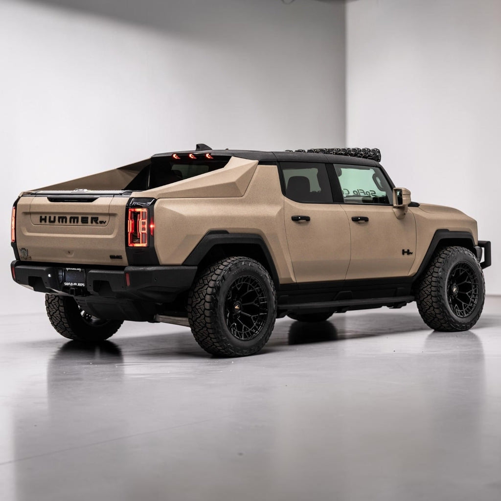 GMC HUMMER EV 2021-2027 BED COVER ALUMINUM SLIDE N LOCK