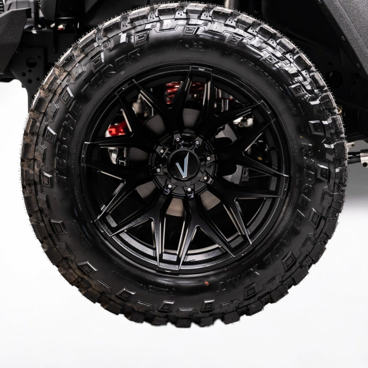 Apocalypse GEN 3 BLACK Rim for Jeep Wrangler and Jeep Gladiator (22x14) Ultimate Offset