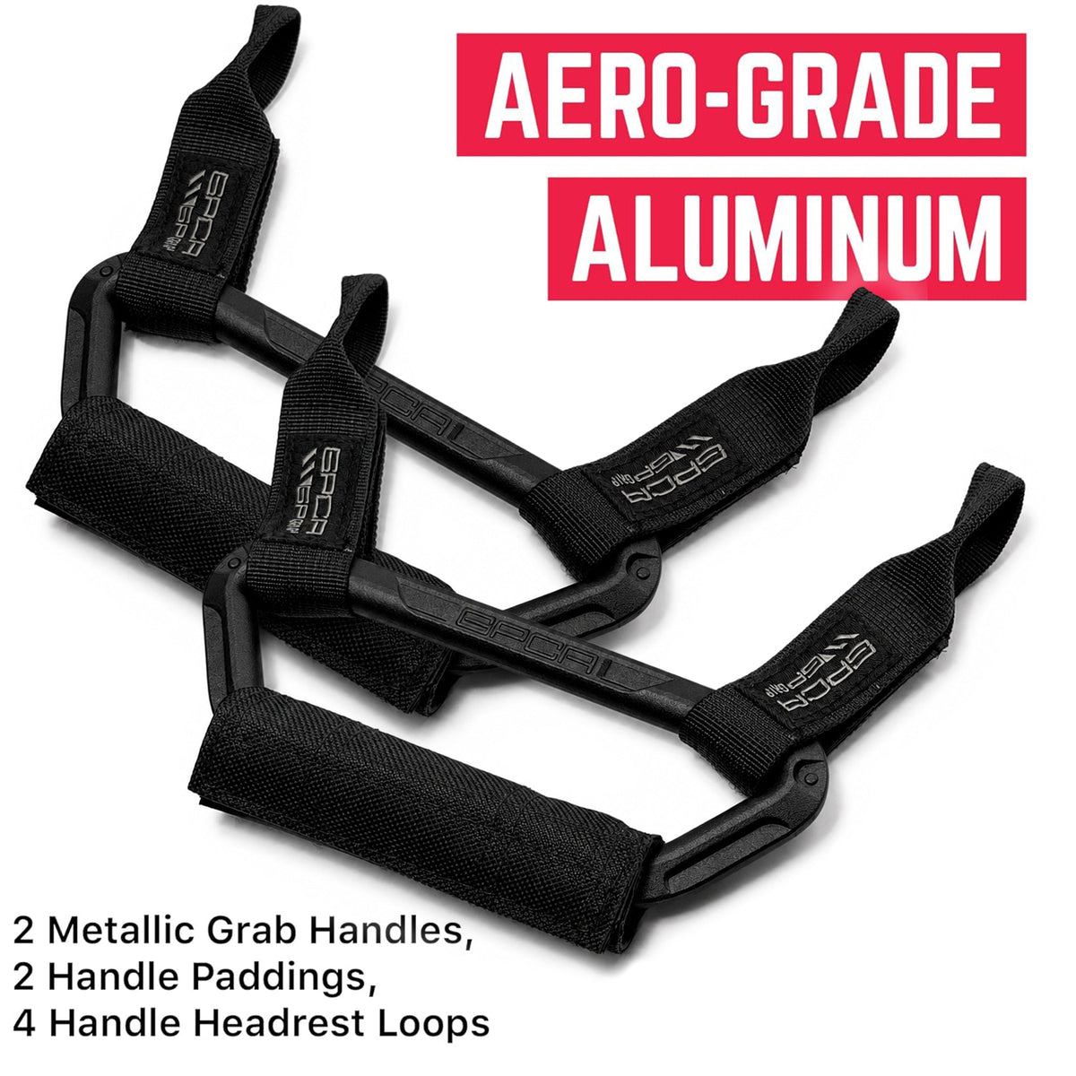 GP Back Grip PRO — Rear Headrest Handles for All Cars & Trucks